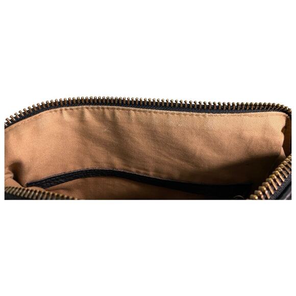 Madewell Leather Handbag Purse Black Top Handle Satchel - Picture 16 of 16